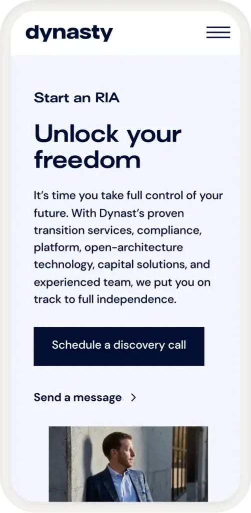 Dynasty Financial Website Design Agency